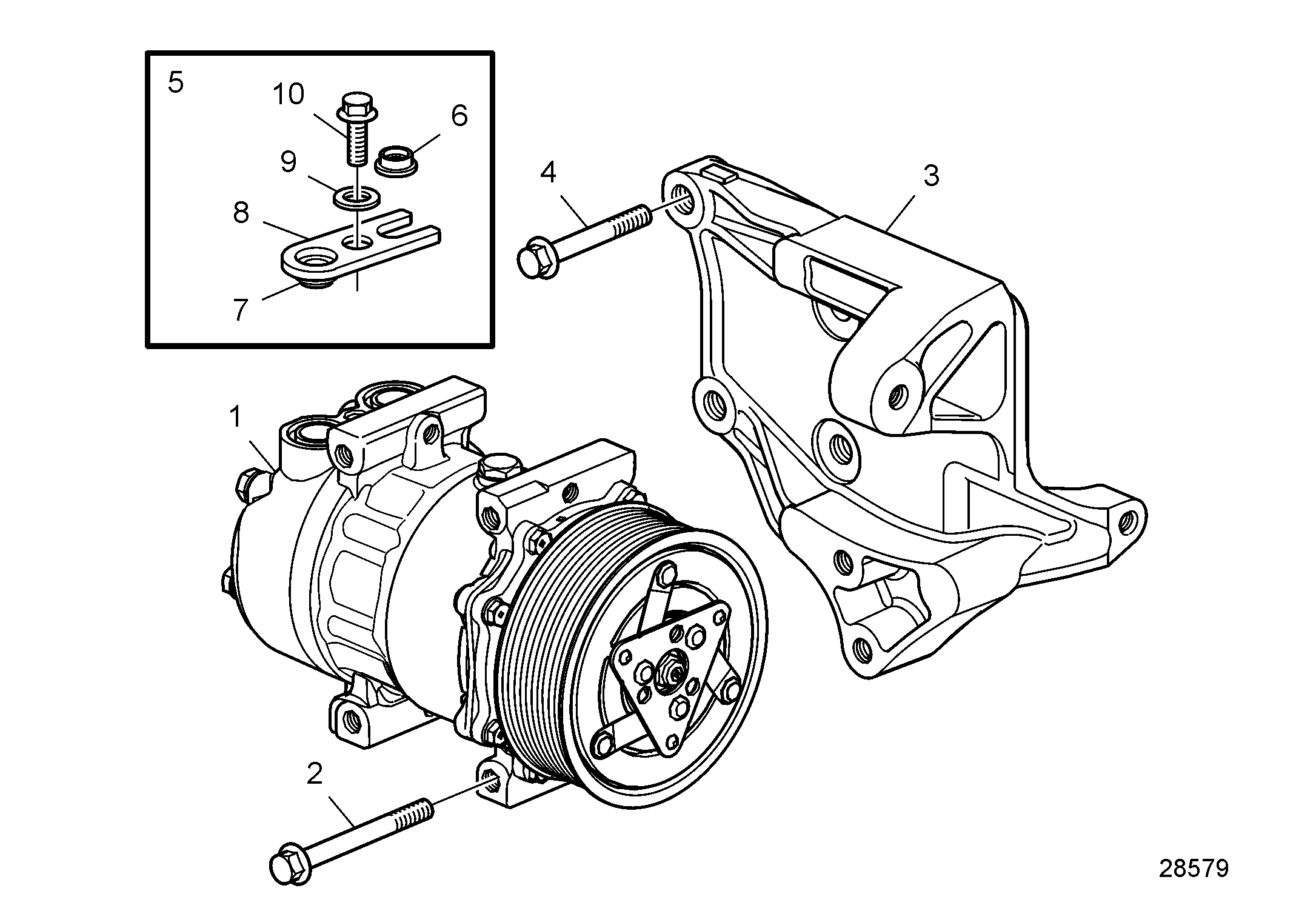 AC-Compressor and Connections