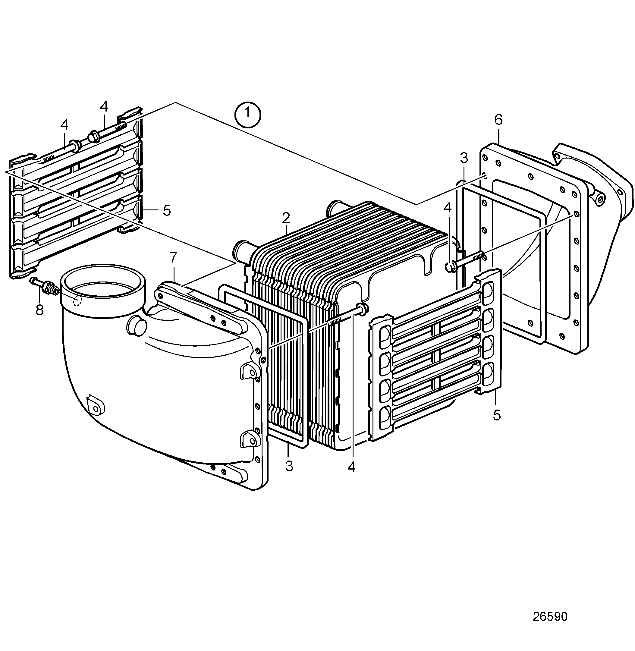 Charge Air Cooler, High Pressure