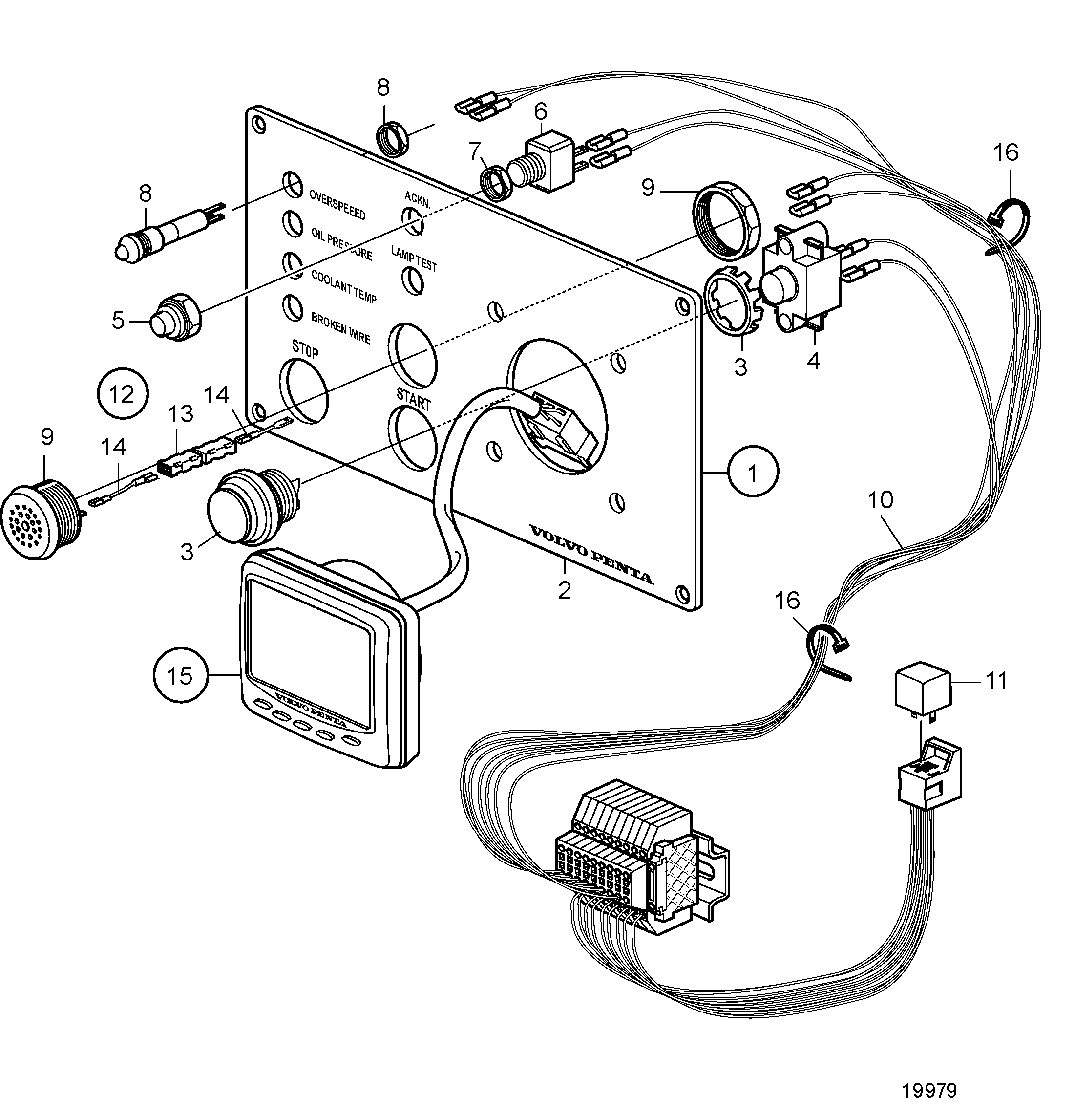Tableau de bord, système coupe-moteur auxiliaire