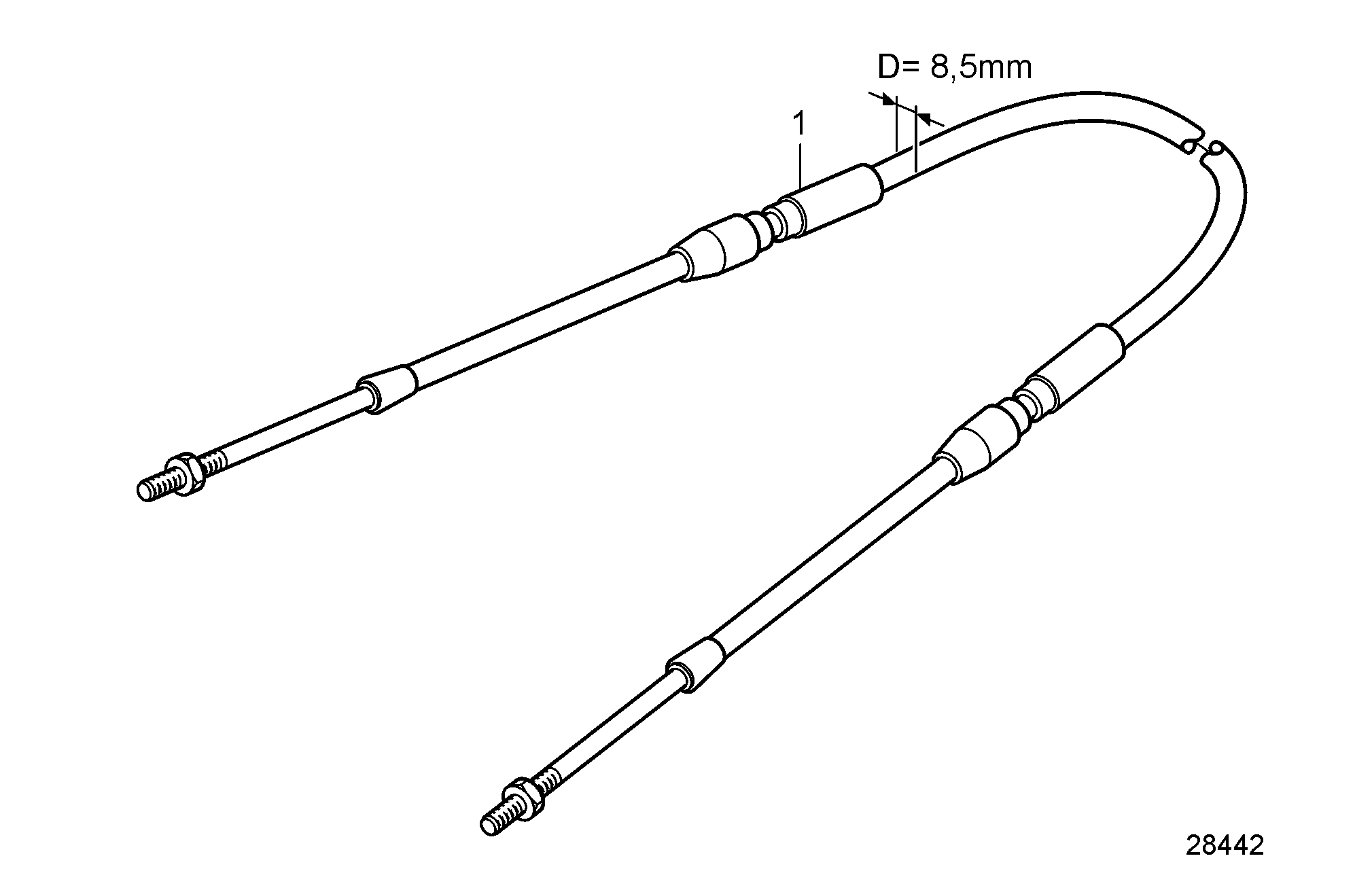 Cables de commande, type 333