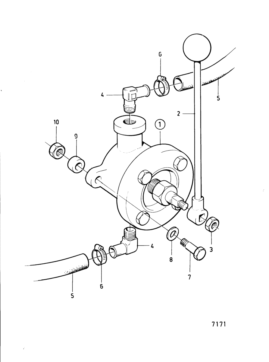 Pompe mecanique pour citerne d'huile