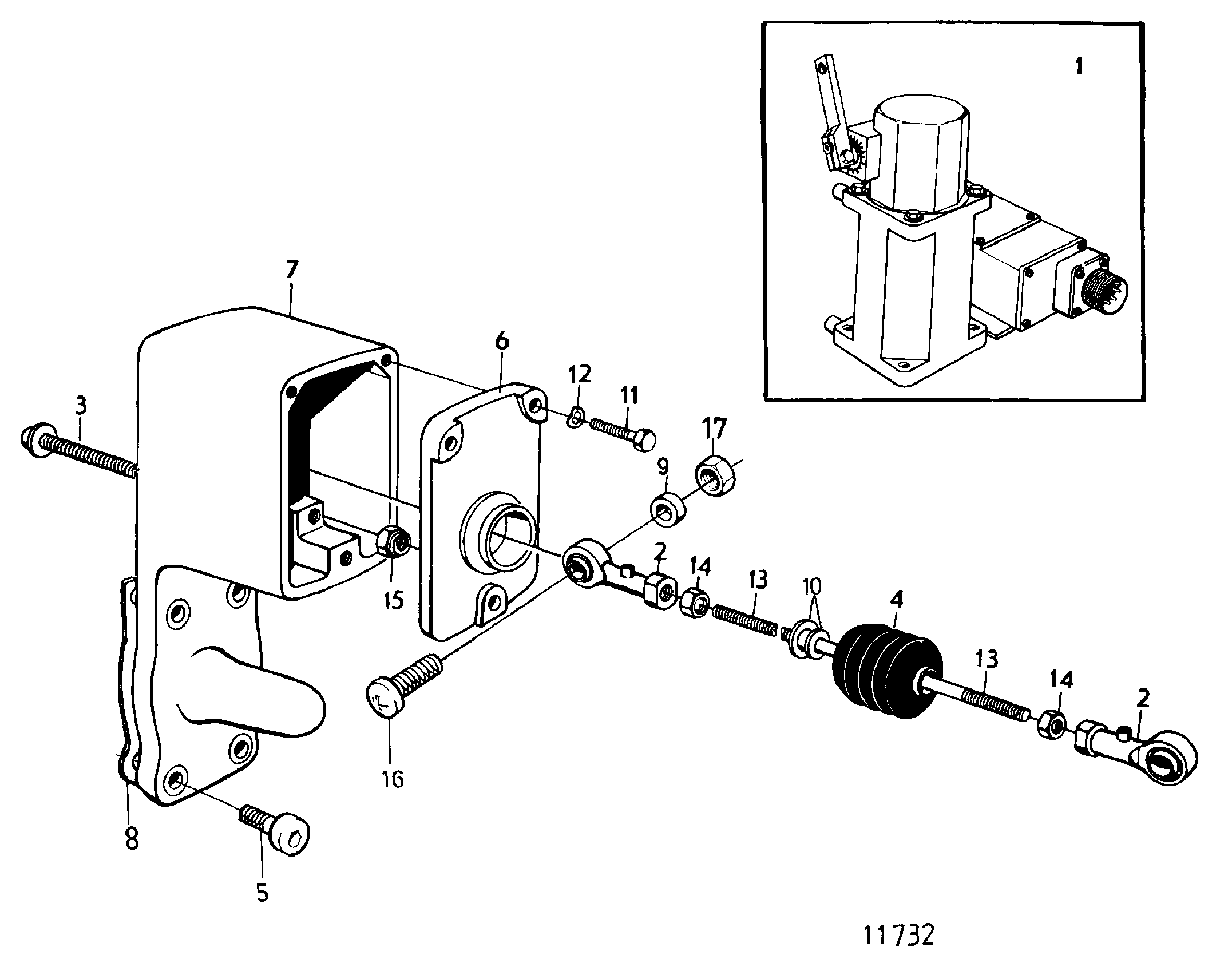 Kit de montage pour regulateur hydraulique