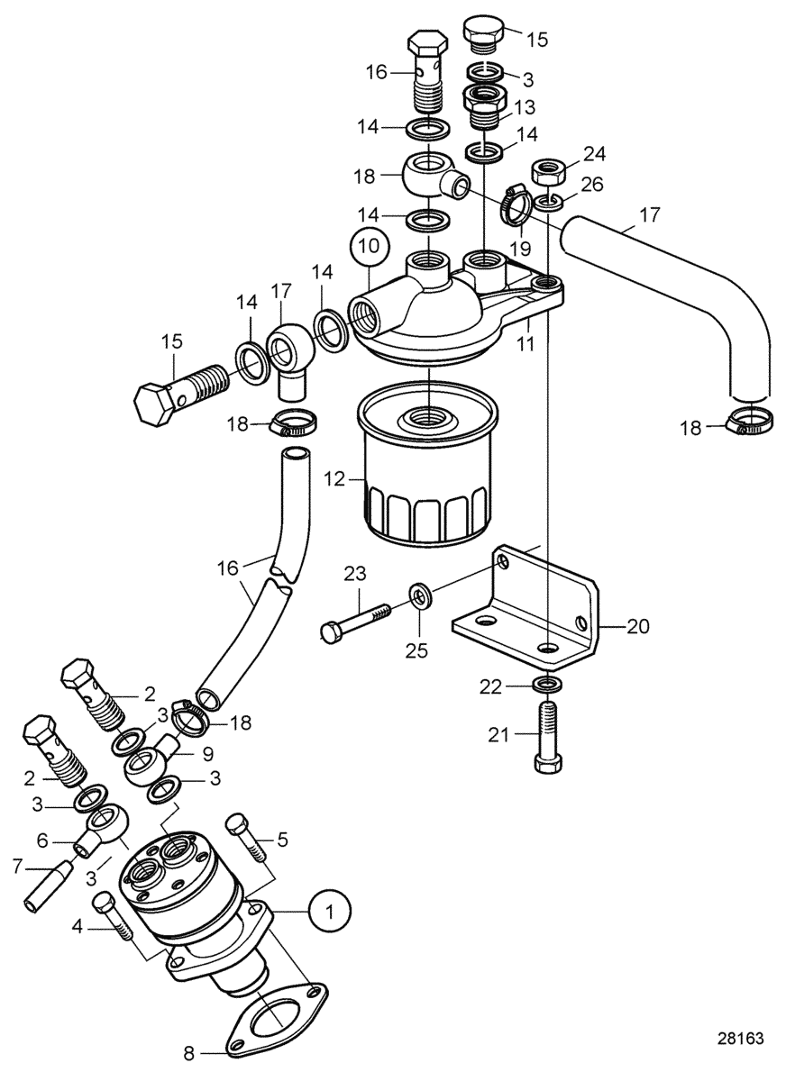 Fuel Filter and Feed Pump