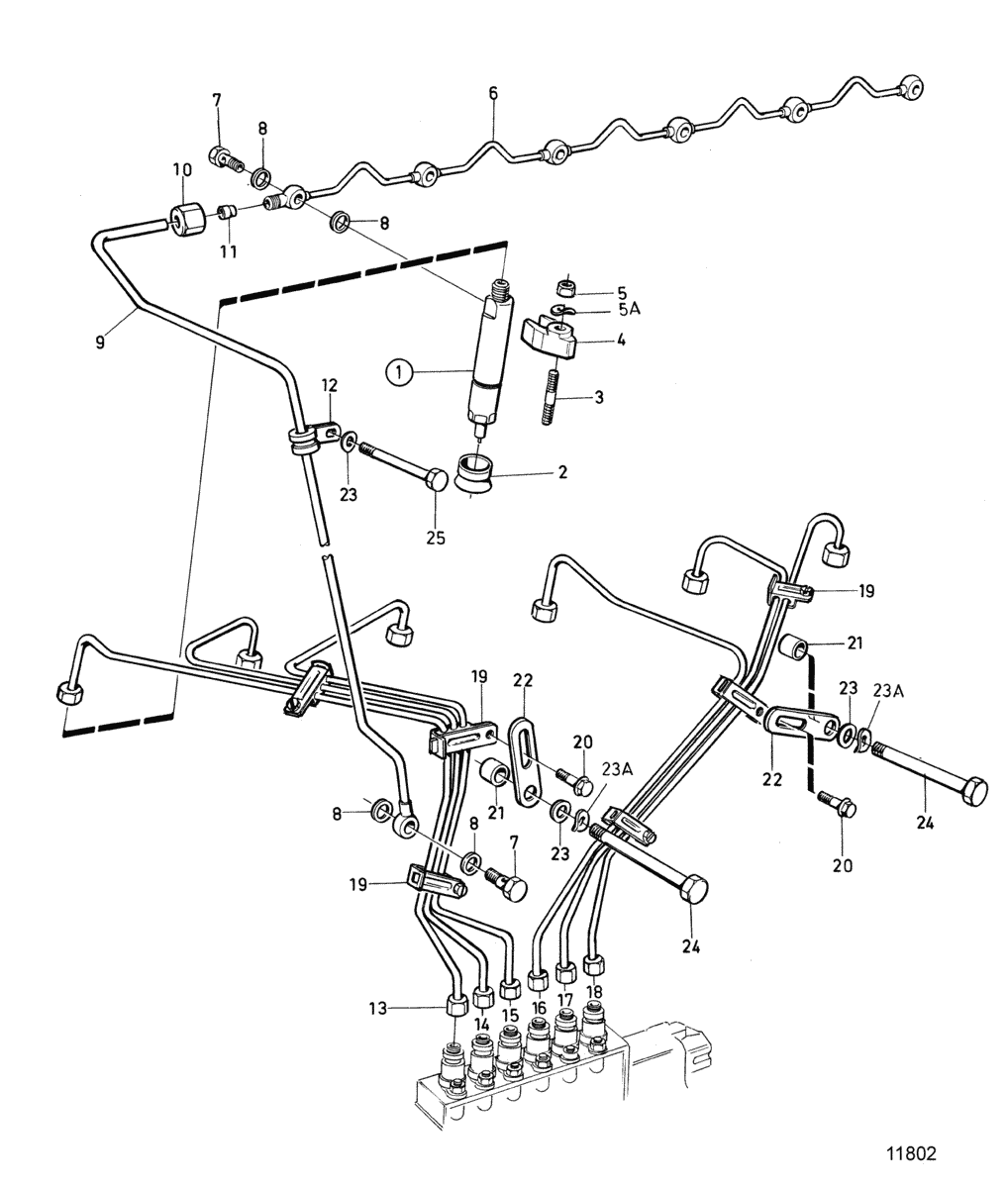 FUEL SYSTEM       FUEL INJECTOR, DELIVERY PIPE