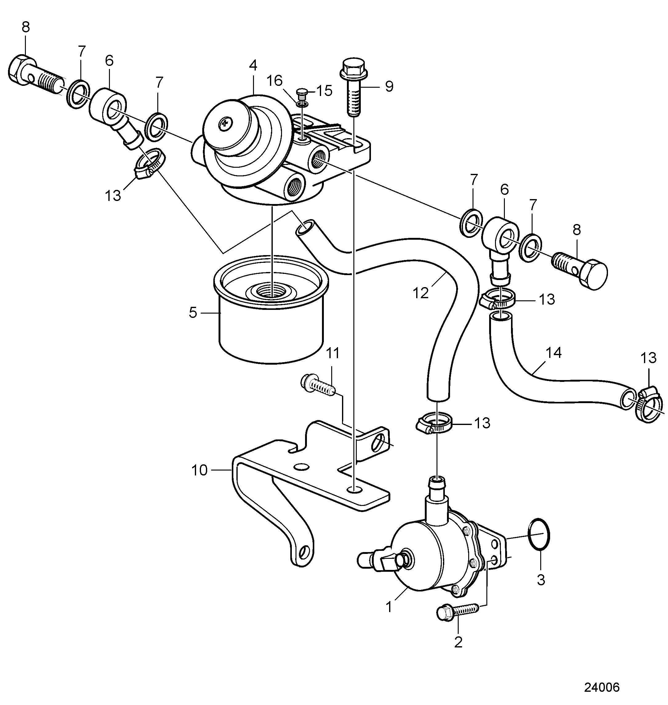 Fuel Filter and Feed Pump