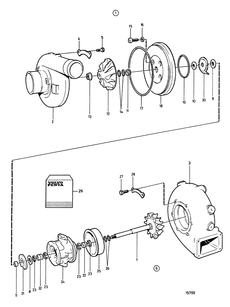 Turbocompresseur, pièces