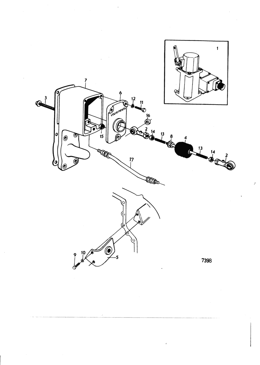 Kit de montage pour regulateur hydraulique
