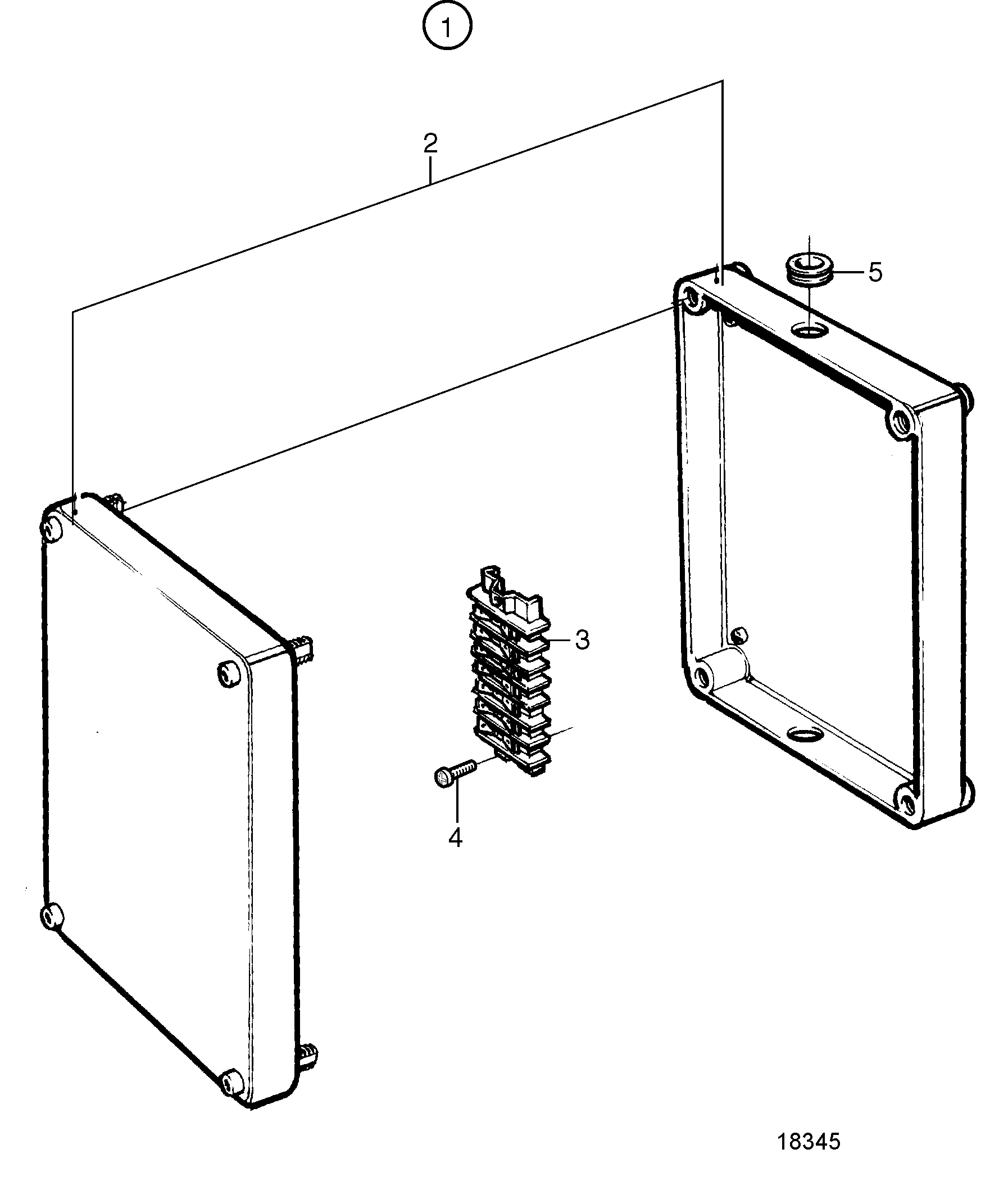 Boîtier de connexion pour tableau d'instruments externe