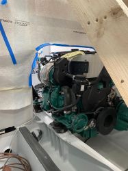 Intégration d'un moteur Volvo Penta D3-150